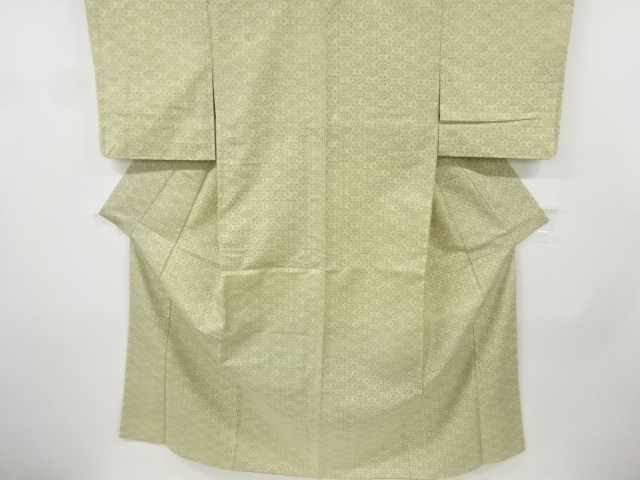 JAPANESE KIMONO / VINTAGE KIMONO / TSUMUGI / WOVEN ABSTRACT